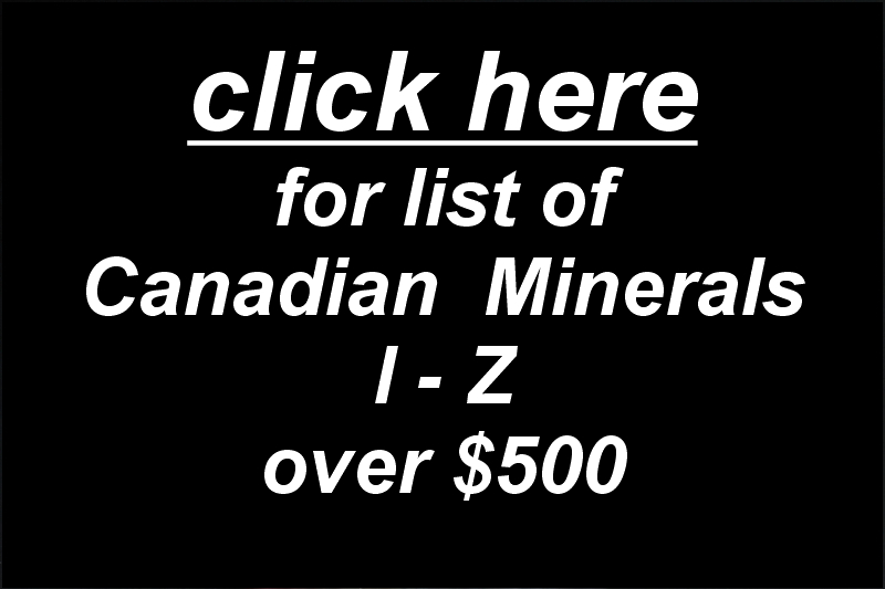 Canada, I-Z, over $500